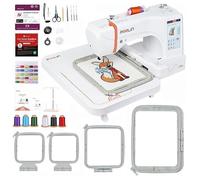 PooLin EOC06 Embroidery Machine - Machine à broder - Brodeuse Numérique - Lettres et Motifs - Personnaliser des T shirts et plus