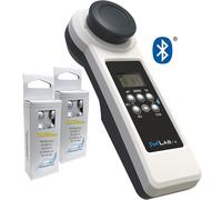 MediMuc Special Edition: 13-in-1-Photometer - elektronischer Wassertester von PoolLab mit 70 Testtabletten und zusätzlicher Nachfüllung