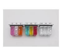 PoolLab 2.0 Accessoires - Kit de référence pour FCL, pH, CYA, PPHR & TA - 3 cuvettes PoolLab 2.0 avec normes de couleur (ZERO, chlore LR/HR, pH, acide cyanurique, phosphate HR, alcalinité totale