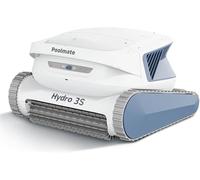 Poolmate Hydro 3S Robot de nettoyage tout-en-un sans fil pour aspirateur et récurage, double propreté supérieure, mode Eco + navigation intelligente S-Path, piscines hors sol et creusées jusqu'à 1614