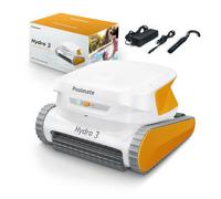 Poolmate Hydro3 Robot nettoyeur de piscine 2025 pour piscines creusées/excédentaires, aspirateur de piscine sans fil 150 W, autonomie maximale de 200 minutes, panier