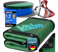 poolomio Bâche d'hiver ovale 630 x 360 cm | Bâche solaire 2 en 1 et bâche de piscine 6,3 x 3,6 m | Bâche de piscine en polyéthylène robuste et résistante aux UV 110 g/m² | Dimensions de la bâche : 700