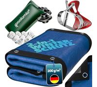 poolomio Bâche d'hiver pour piscine et coussin de piscine - 600 x 300 cm avec 4 coussins d'hiver XXL de 2 m - Bâche d'hiver robuste de 110 g/m² résistante aux UV et coussin d'air de 420 g/m²