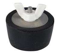 poolomio® Bouchon d’Hiver 34-41 mm Fermeture Piscine à paroi Acier Caoutchouc écrou Papillon hivernale pour buse d’arrivée et Skimmer Contre Les dégâts causés Gel Les canalisations d’évacuation