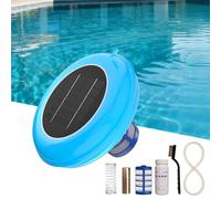 POOLPURE Ioniseur solaire pour piscine, nettoyant flottant en cuivre, utilise jusqu'à 85 % de chlore en moins, idéal pour piscine hors sol, piscines creusées, spas et jacuzzi, jusqu'à 35 000 gallons