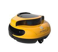 POOLPURE Robot de piscine 2026 - Temps de nettoyage de 100 minutes - Double moteur - Voyants LED - Fonction de stationnement automatique - Étanchéité IPX8 - Aspirateur de piscine sans fil - Jaune