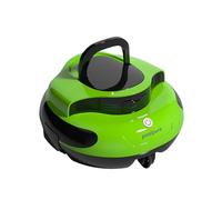 POOLPURE Robot de piscine sans fil, 100 minutes, double moteur, indicateurs LED, fonction auto-parking, IPX8, nettoyeur de vide sans fil, idéal pour piscines de 90 m² à fond plat