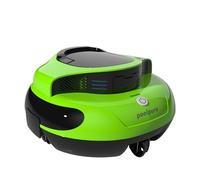 POOLPURE Robot de piscine - Temps de nettoyage de 100 minutes - 90 ㎡ - Double moteur - Sans fil - Voyants LED - Fonction de stationnement automatique - Étanchéité IPX8 - Pour piscines plates intégrées