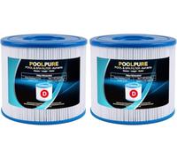 POOLPURE Summer Escapes Lot de 2 filtres de Remplacement pour Piscine et Spa de Type D, Summer Waves P57100102, P57000104