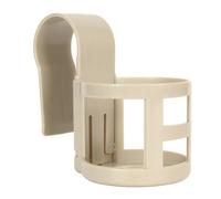 Poolside Cup Holder Rundform Praktischer Trinkhalter Mit Stabilen Griff Für Schwimmbad Garten Camping ABS Material Khaki Farbe 8.3x8cm 2 Stück Christmas Gifts