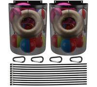 Poolspeicher Netto Pool - Netznetz Für Poolspielzeug, Pool Float Storage - 2 Pack Tragbarer Wasserdichte Spielzeugorganisator - Einstellbarer Zaunnetzhalter, Outdoor -Netz, Um Schwimmkörper Für Schwim