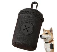 Poop Bag Holder - Zippered Waste Pouch, Pet Walking Leash Dispenser Case | Poop Bag Holder With Zipper Clip Small Pouch | Pet Training Dispenser Outdoor Garden Yard Home, Daily Walking Leash Accessory