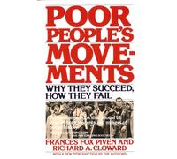 Poor Peoples Movements by Richard Cloward Paperback Book Frances Fox Piven (Auteur)