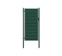 Poort 100x124 cm PVC en staal groen 145229