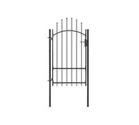 vidaXL Portail de jardin 146320 Acier 1 x 2,2 m Noir