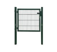 Poort dubbelstaafmat (enkel) 106x130 cm groen141747