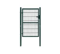 Poort dubbelstaafmat (enkel) 106x210 cm groen141751