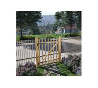 Poort enkel 100x120 cm hazelaarhout142592