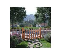 vidaXL Portillon de clôture 142594 G Bois de noisetier imprégné 100x60 cm