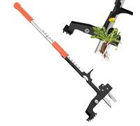 POOSIDE Outil d'arrache-mauvaises herbes, arrache-désherbeur avec poignée ergonomique de 99,8 cm de long et 3 griffes en acier inoxydable haute résistance, élimine facilement les mauvaises herbes sans