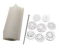POOSR 1 set acrylique par tirage Kaléidoscope moule 1000 ml tube silicone moule