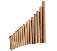 POOSR Pan Flûte 15 sifflets Naturel Bulle Instrument Pan Flûte G Ton Pan Flûte Flûte Instrument à vent fait main Folk Instrumentos