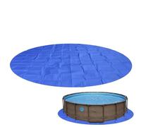 Poot Din - Piscine Ronde Tarp étanche - sous Un Rembourrage de Piscine Pliable natte de Piscine extérieure pour Le Meilleur pavé de Piscine moulu