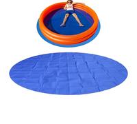 Poot Pool - Tapis Rond, Tissu de Doublure extérieure | Couvercle de Rembourrage épais pour la pelouse de l' de Natation, Couverture de Protection du Sol Lourds Deckyard Patio, Palette de Tapis de