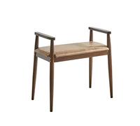 Poot-Tabouret pour la Porte d'entrée Entrée en Bois Massif Tabouret à Changement de Chaussure Pratique avec accoudoirs Portant Une Tabouret de Chaussure Porte Maison avec Tabouret d'accoudoir