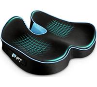 POOTACK Coussin Chaise, Coussin de Siège, Support Chaise de Bureau, Gaming et Siège Auto, Mousse à Mémoire Respirante