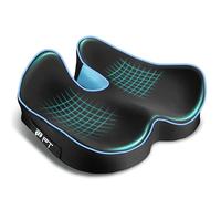 POOTACK Coussin Coccyx, Coussin Chaise Bureau, Coussin Ergonomique Assise pour Soulager la Pression et Les Inconfort des Hanches, du Coccyx et de la Sciatique, pour Siège de Voiture, Bleu