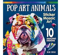 Pop Art Animals Sticker Mosaic Art: 10 Amazing Designs