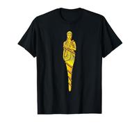 Pop Art Athéna Mythologie Odyssey Goddess Halftone T-Shirt Graphique avec Valeur