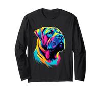 Pop Art Chinois Shar-Pei Amoureux des chiens Manche Longue