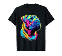 Pop Art Chinois Shar-Pei Amoureux des chiens T-Shirt