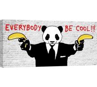 Pop Art et Graffiti, Leinwandbilder - Masterfunk Collective, Everybody Be Cool - 100 x 50 cm
