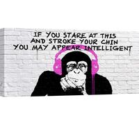 Pop art et graffiti, peintures sur toile - Masterfunk Collective, Stroke your Chin - 140x70 cm