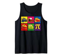 Pop Art Happy Pi Day Mars 14 Mars Drôle Math Art Professeur Débardeur