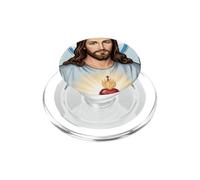 Pop Art Jesus Sacred Heart Vintage Style Comic Style Graphic PopSockets PopGrip pour MagSafe