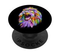 Pop Art Lion PopSockets PopGrip Adhésif