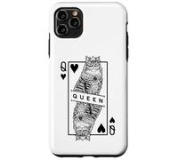 Pop Art Pop Art Sibérien Amoureux des Chats Reine de Cœur Coque pour iPhone 11 Pro Max