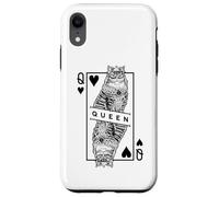 Pop Art Pop Art Sibérien Amoureux des Chats Reine de Cœur Coque pour iPhone XR