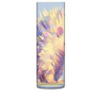 Pop Art Porc-épic Vase à fleurs en plastique 30 x 10 cm Petit vase décoratif pour la maison, la cuisine, le salon