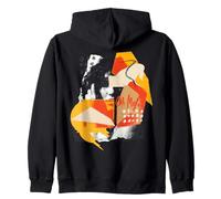 Pop Art Retro 60s Vintage Visage Graphique Femme Sweat à Capuche