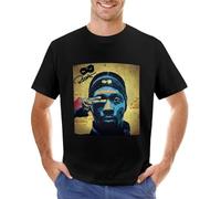 Pop-Art-RZA-T-Shirt-Cute-Tops-Shirts-Graphic-Tees-Sweat-Shirt-Mens-Plain-t-Shirts Black BlackXL