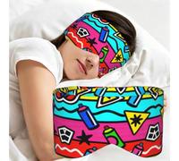 Pop Art Spray Can Print Masque de sommeil confortable pour les yeux