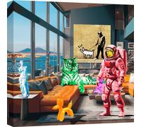 Pop Art toile - Gerard Madau - Surrealofts : Napoli - 50X50 cm