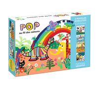 Pop au fil des saisons ! 4 puzzles évolutifs - 4 puzzles evolutifs - Alex Sanders - Ecole Des Loisirs - Jeux livres objets