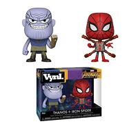 Funko Figurines Pop Marvel Avengers Infinity War – Thanos & Iron Spider 10 cm – Lot de 2