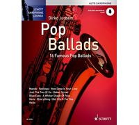 Schott – Pop Ballads : 16 célèbres ballades pop – Saxophone alto (Mib) et Piano